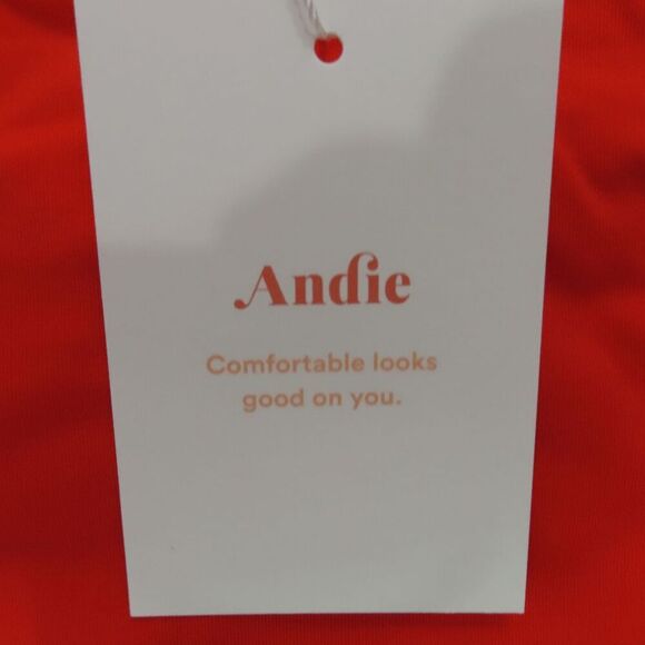Andie Sire Orange Cheeky Bottom Swimsuit XXL - Picture 2 of 6